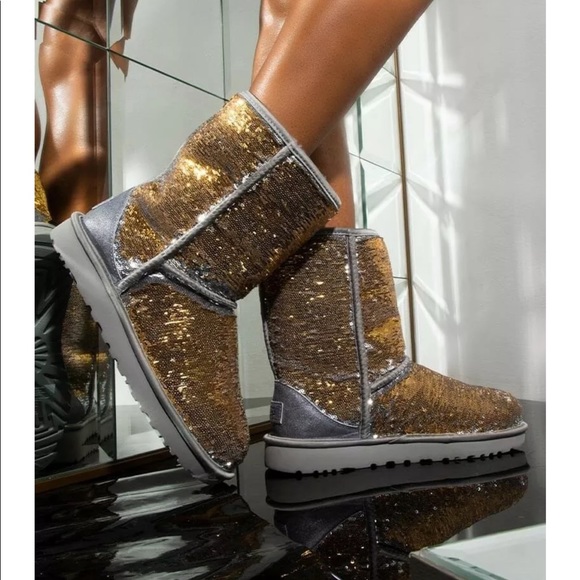 UGG Shoes - Ugg Australia Sequinned Boots, Size 9